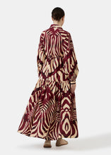 Catherine - Crazy Zebra Burgundy