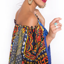 Boho printed summer tunic