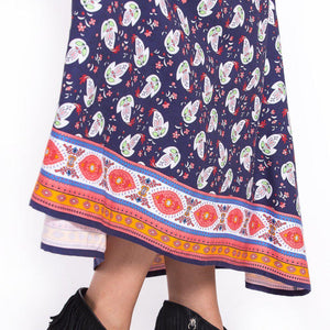 Country style maxi dress
