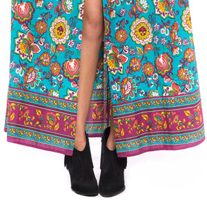 Flower love embroidered dress