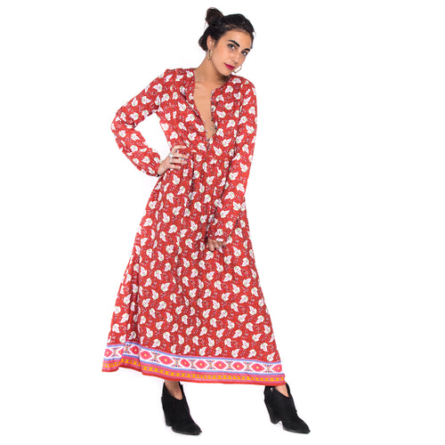 Red is Love maxi dress