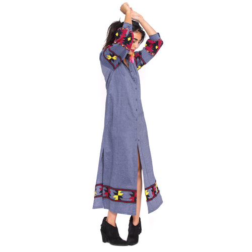 Drift Away embroidered dress