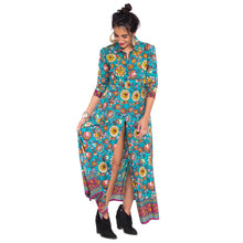 Flower love embroidered dress